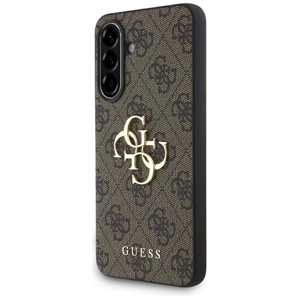 Fodral för Samsung Galaxy A56 A566, Guess, 4G Big Logo, Brun