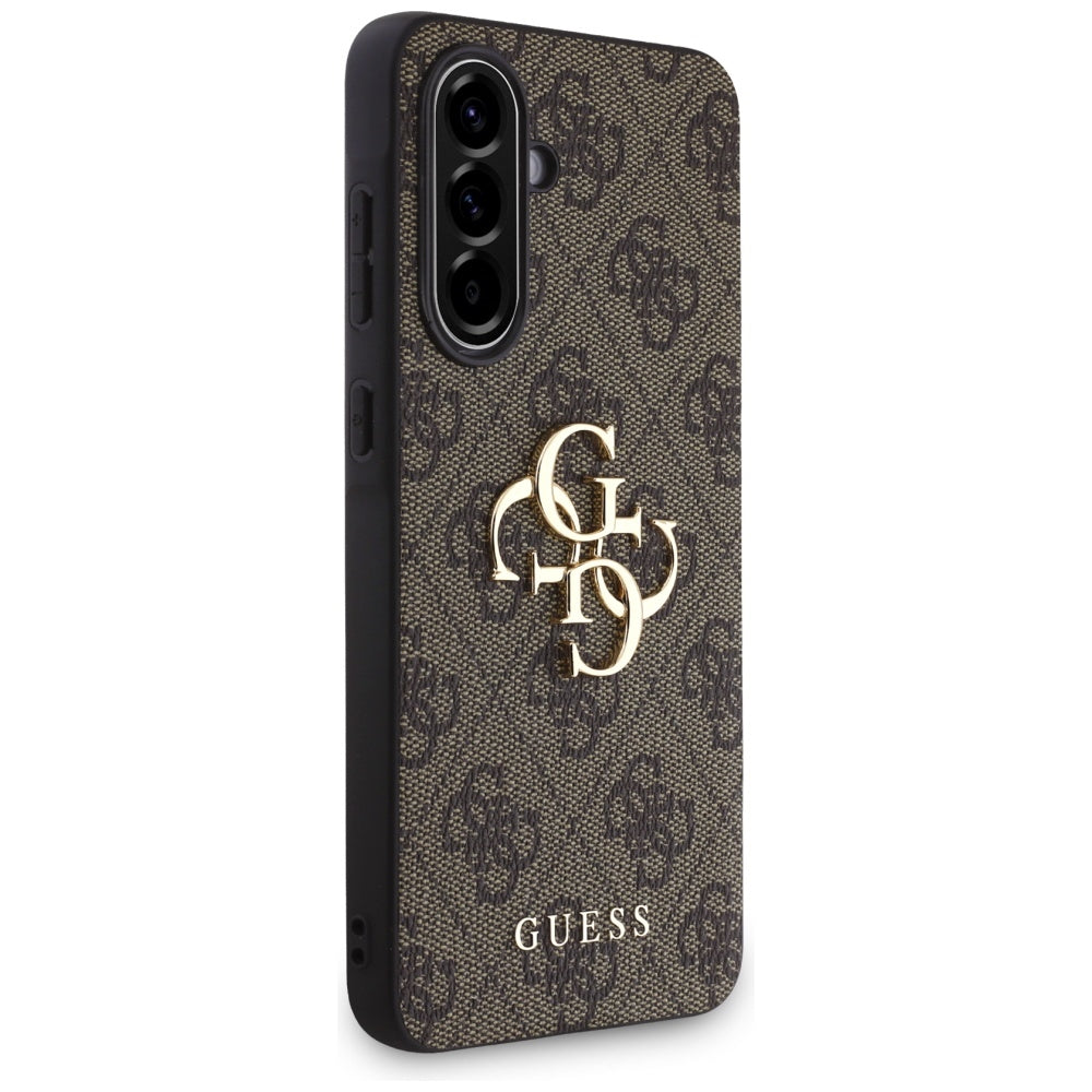 Fodral för Samsung Galaxy A56 A566, Guess, 4G Big Logo, Brun