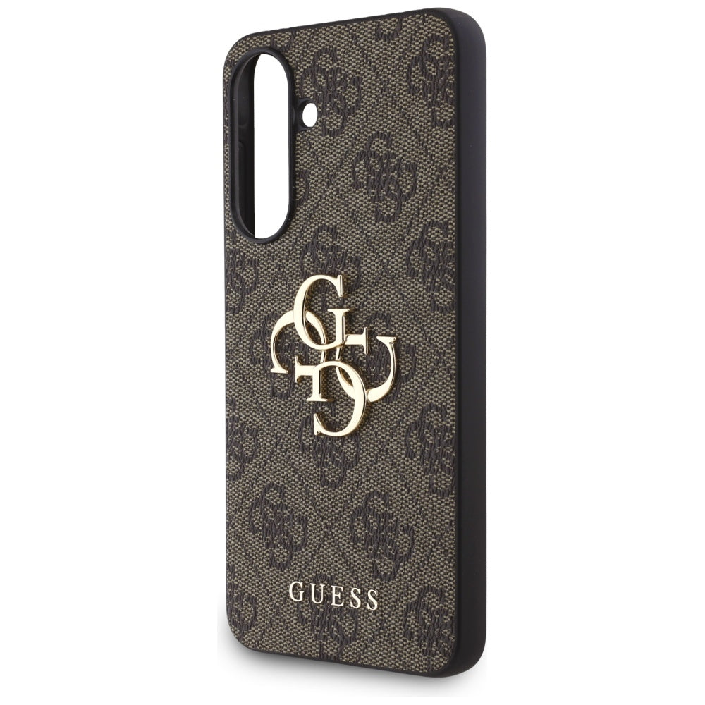 Fodral för Samsung Galaxy A56 A566, Guess, 4G Big Logo, Brun