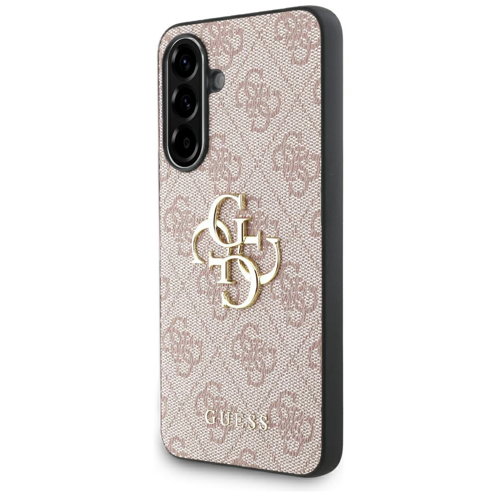 Fodral för Samsung Galaxy A56 A566, Guess, 4G Big Logo, Rosa
