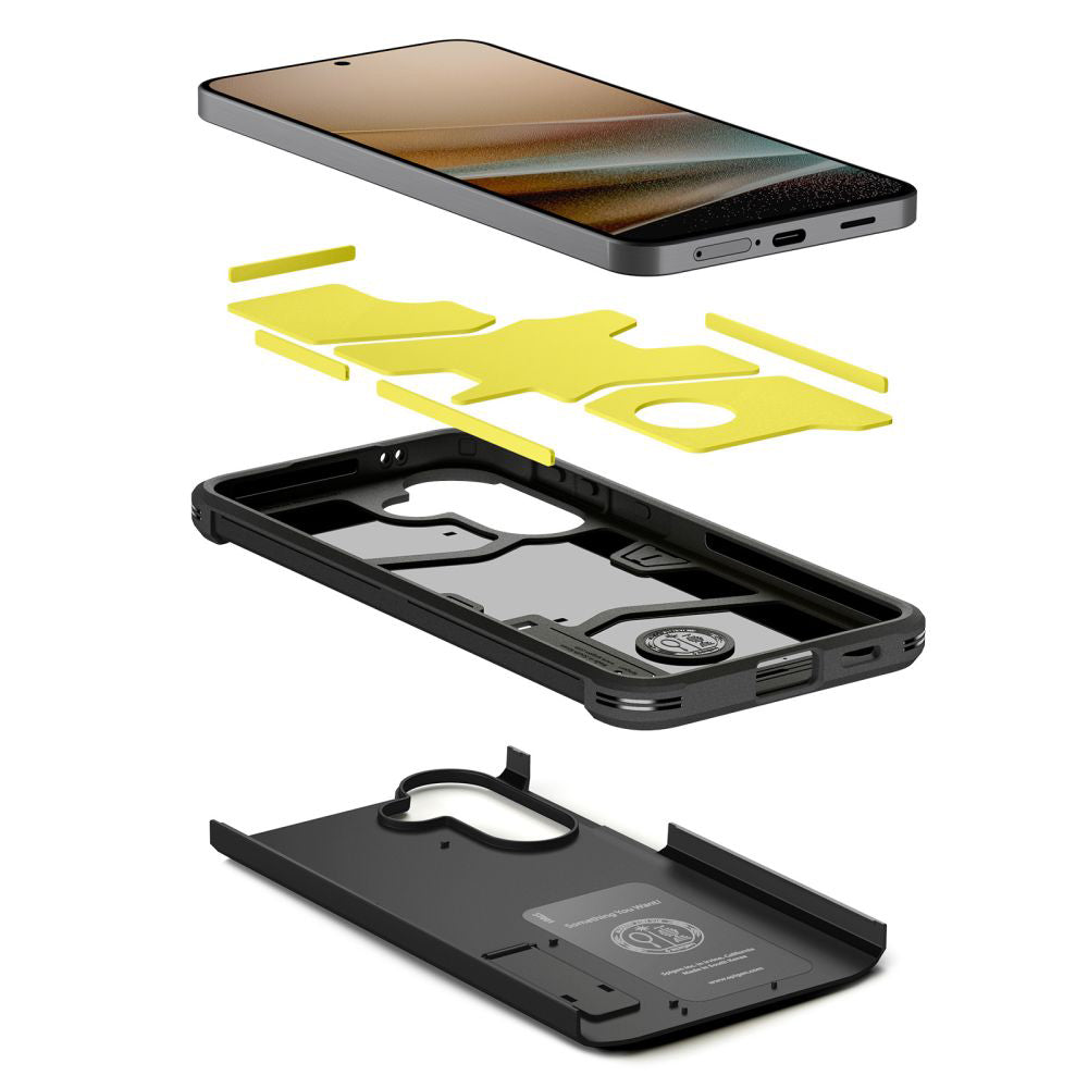 Skyddsfodral för Samsung Galaxy A57 5G, Spigen, Tough Armor, Svart ACS11125