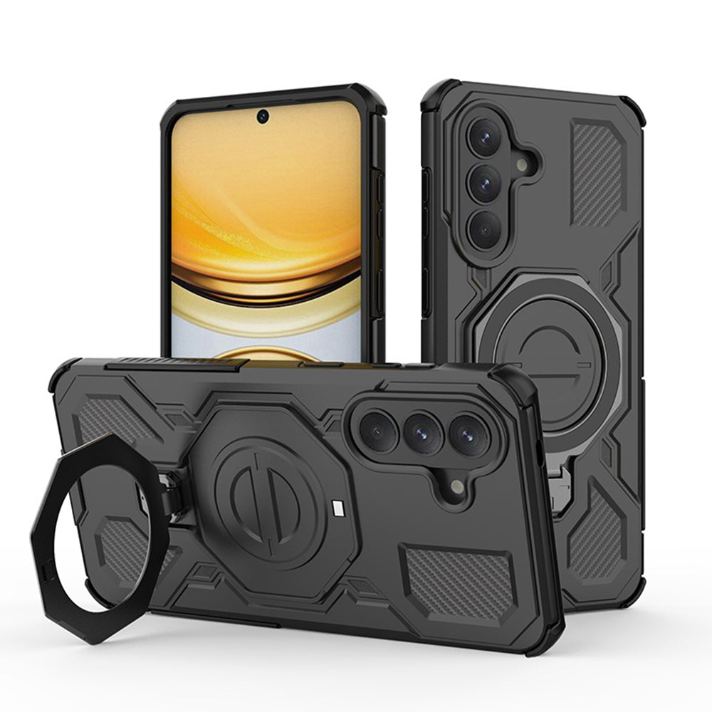 Fodral för Samsung Galaxy A57 5G, Techsuit, Carbon Shield Pro, Svart