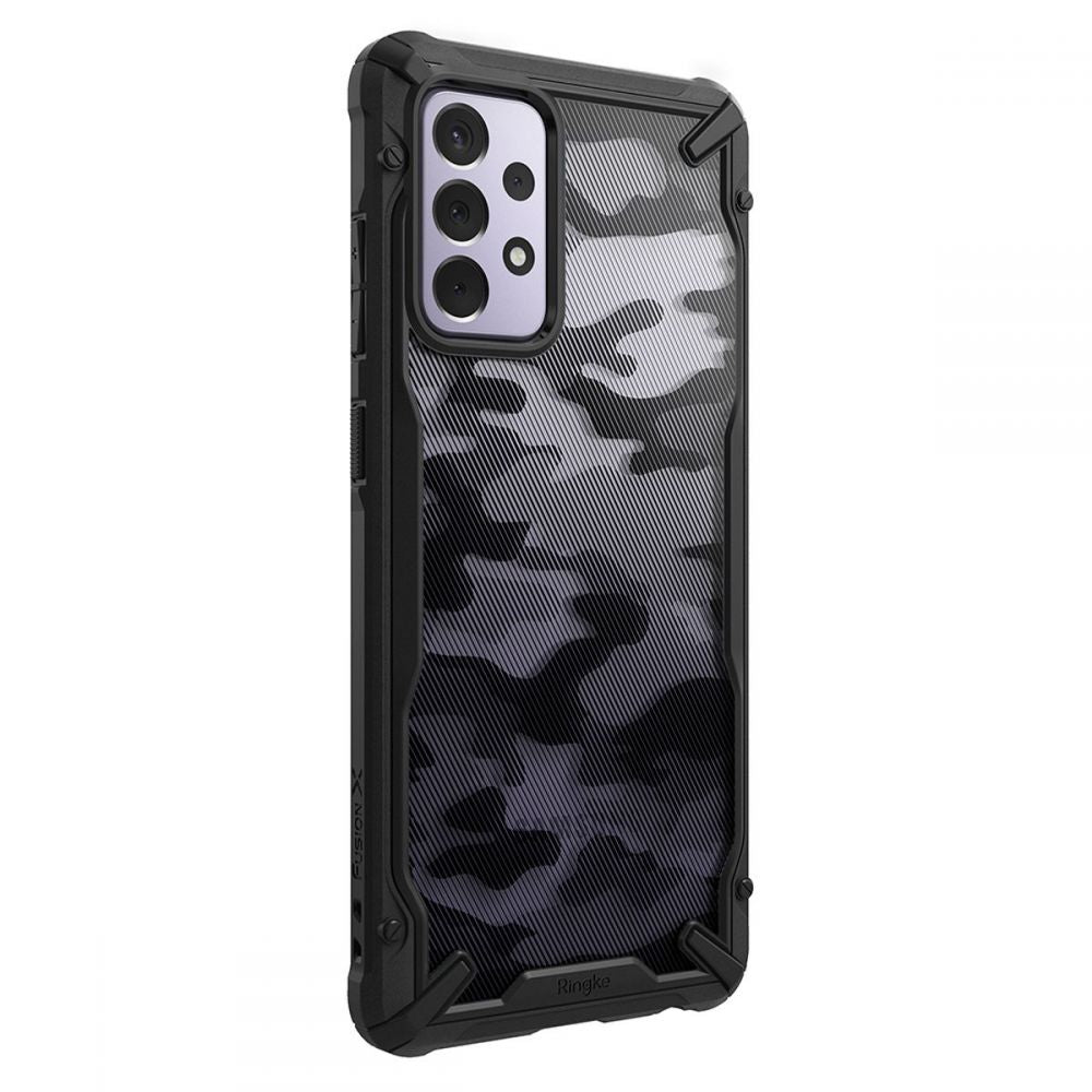 Skyddsfodral för Samsung Galaxy A72 A725 / A72 5G A726, Ringke, Fusion X Design, Kamouflage