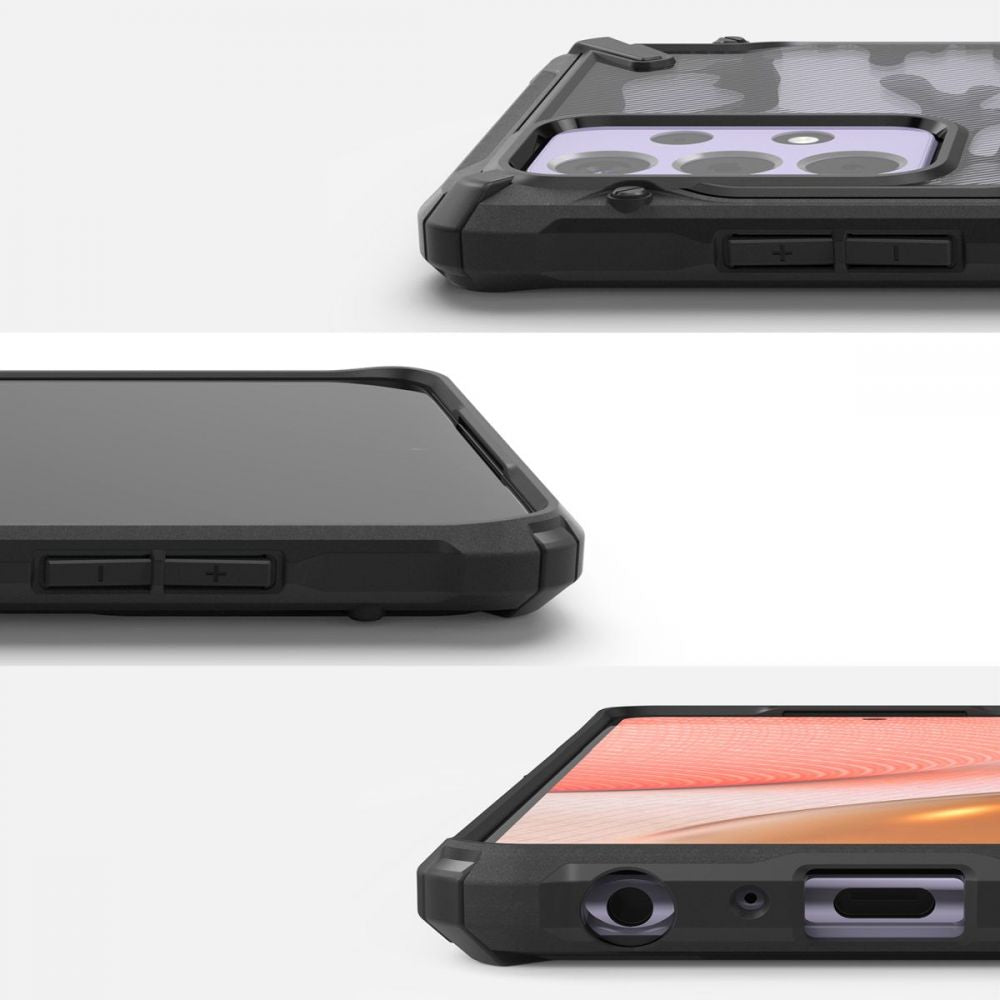 Skyddsfodral för Samsung Galaxy A72 A725 / A72 5G A726, Ringke, Fusion X Design, Kamouflage