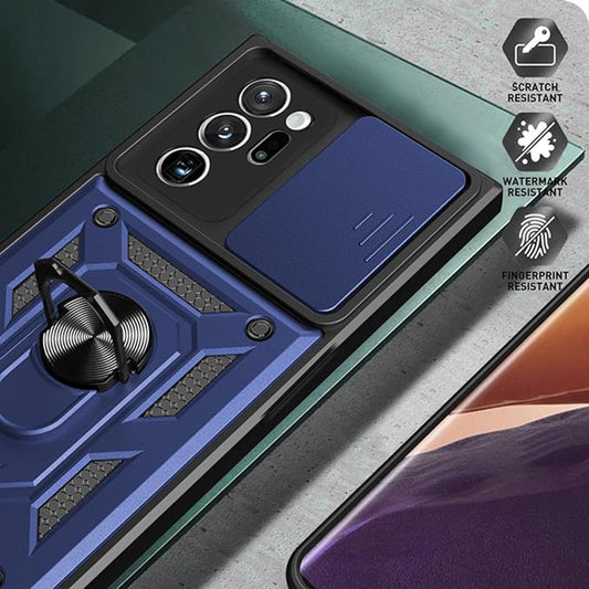Case for Samsung Galaxy Note 20 5G N981 / Note 20 N980, Techsuit, CamShield, Black