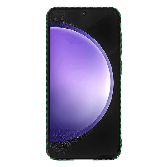 Fodral för Samsung Galaxy S23 FE S711, Techsuit, Carbonite FiberShell, Grön