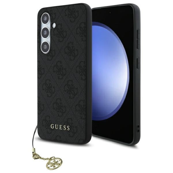 Fodral för Samsung Galaxy S24 FE S721, Guess, 4G Charm, Grå