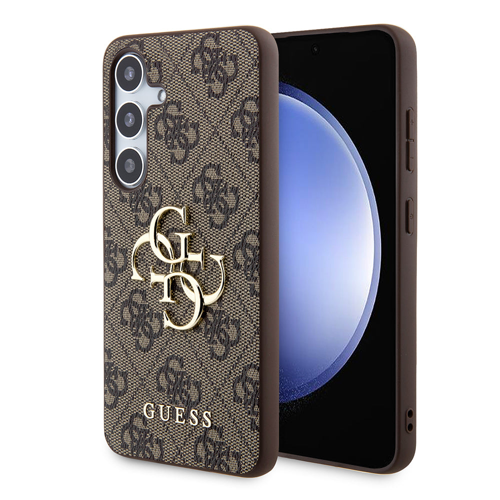 Fodral för Samsung Galaxy S24+ S926, Guess, 4G Big Logo, Brun
