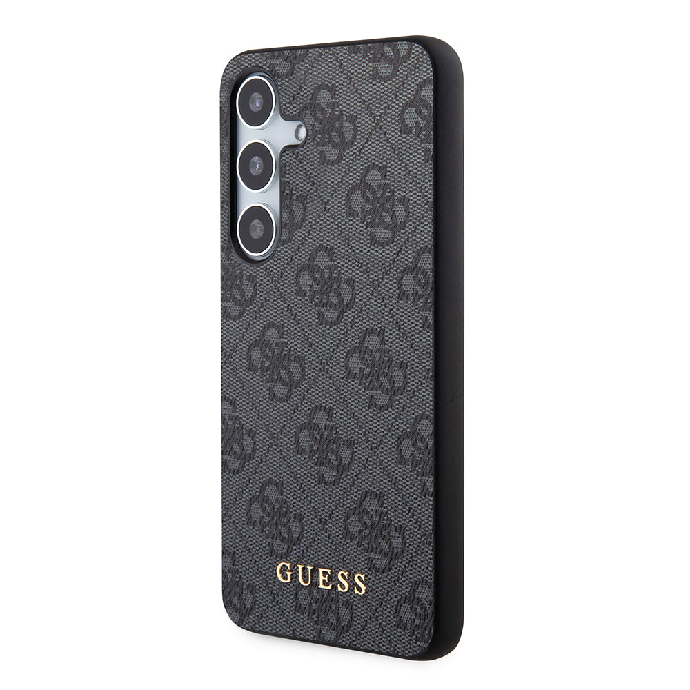 Case for Samsung Galaxy S24+ S926, Guess, 4G Metal Gold Logo, Black
