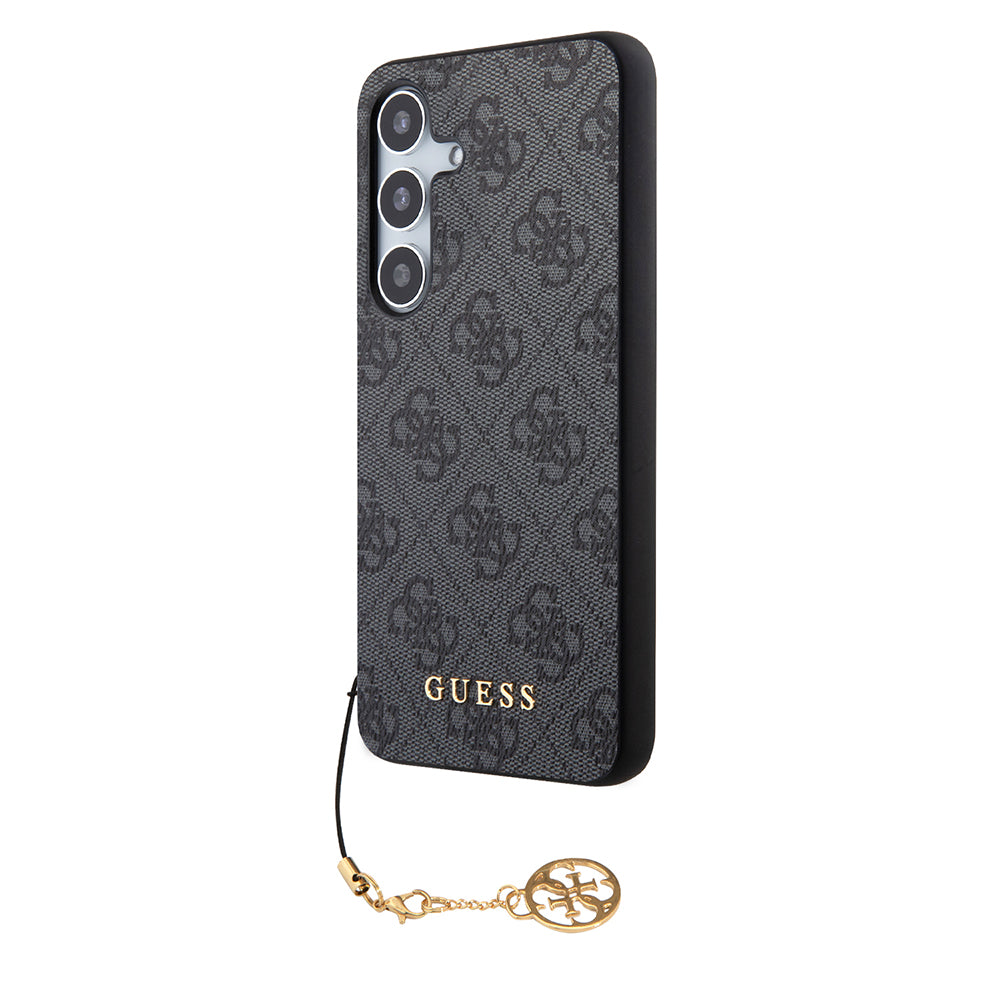 Fodral för Samsung Galaxy S24 S921, Guess, 4G Charm, Svart
