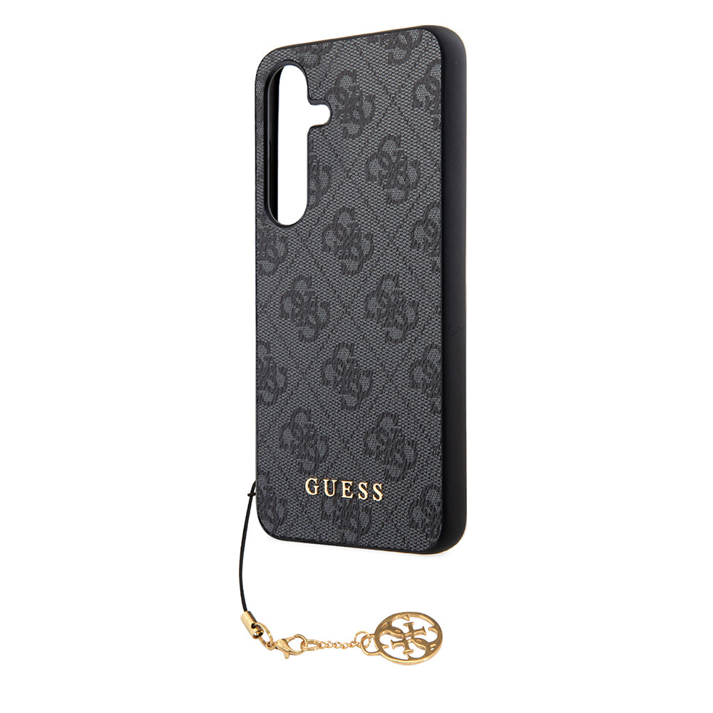 Fodral för Samsung Galaxy S24 S921, Guess, 4G Charm, Svart