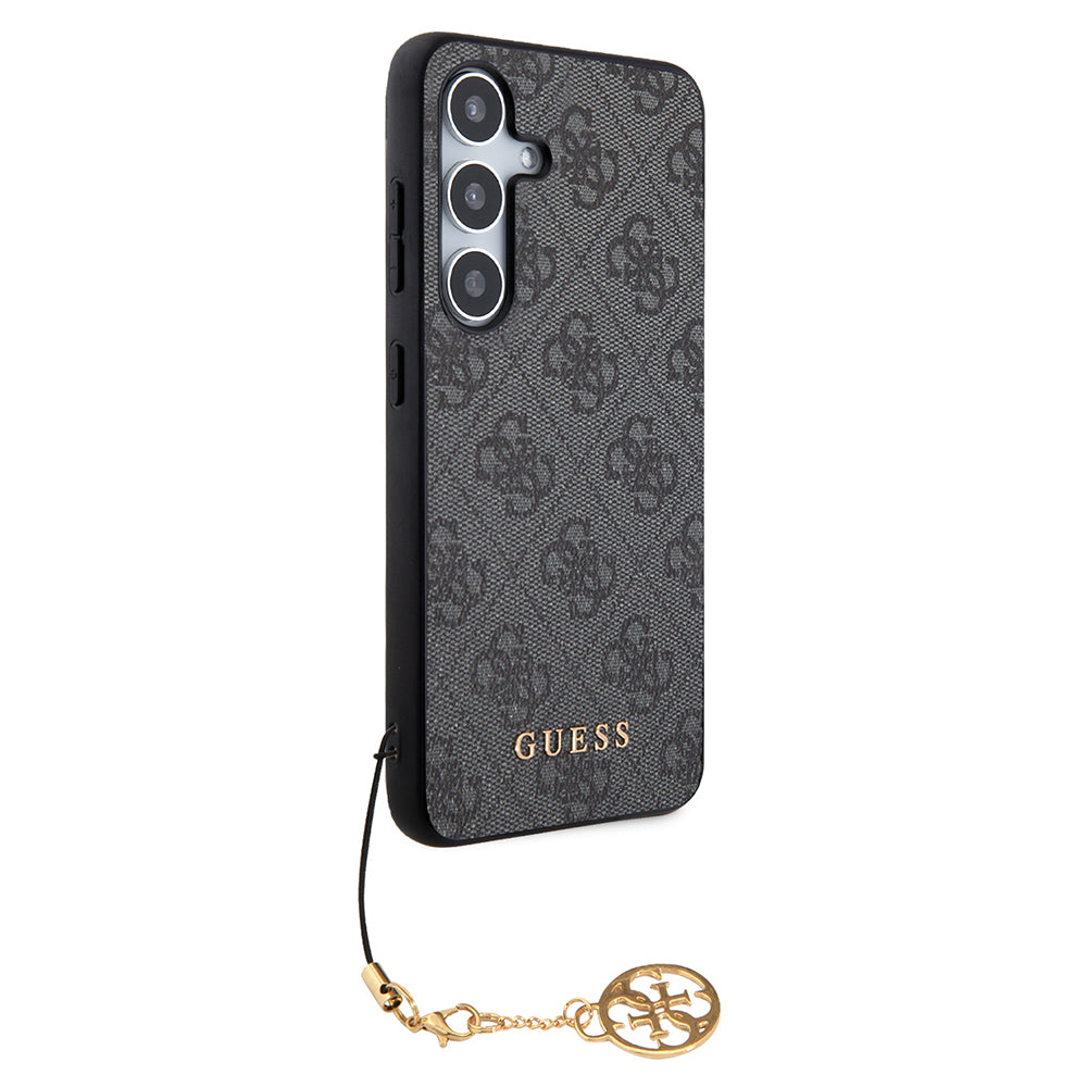 Fodral för Samsung Galaxy S24 S921, Guess, 4G Charm, Svart