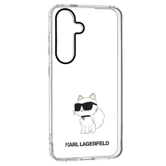 Skyddsfodral för Samsung Galaxy S24 S921, Karl Lagerfeld, IML Luxury Choupette, Transparent