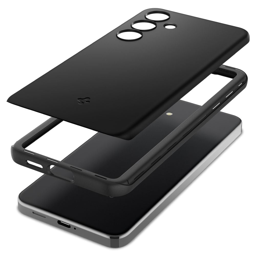 Fodral för Samsung Galaxy S24 S921, Spigen, Thin Fit, Svart ACS07341