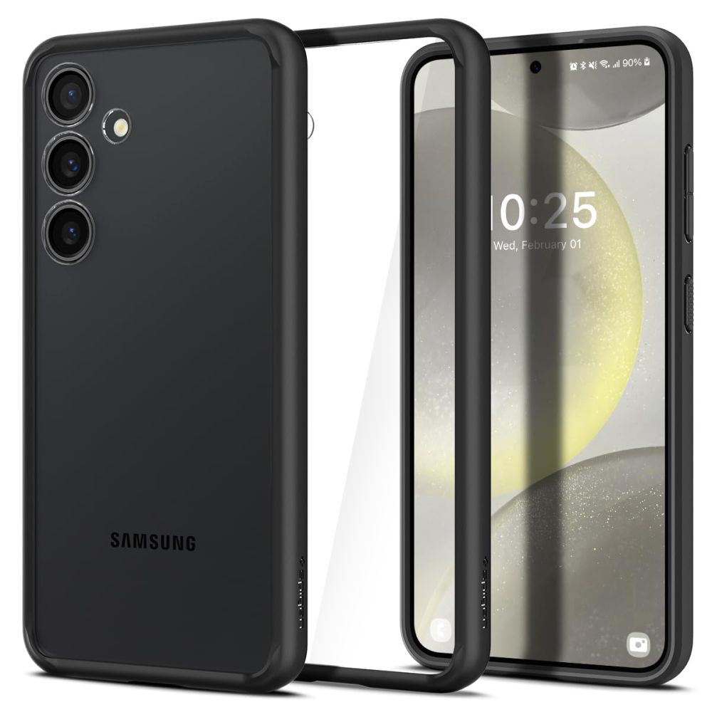 Fodral för Samsung Galaxy S24 S921, Spigen, Ultra Hybrid, Mattsvart ACS07352