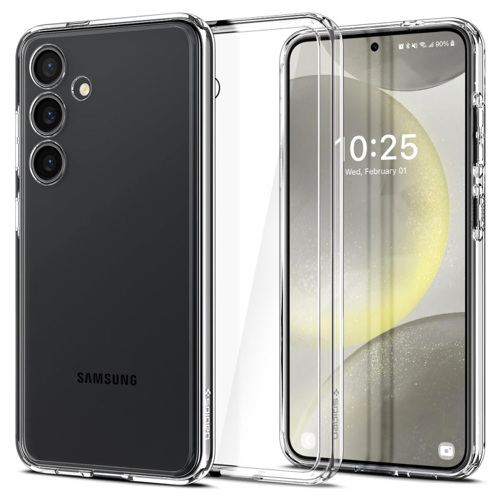 Skyddsfodral för Samsung Galaxy S24 S921, Spigen, Ultra Hybrid, Transparent ACS07349