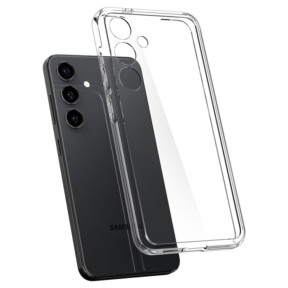 Skyddsfodral för Samsung Galaxy S24 S921, Spigen, Ultra Hybrid, Transparent ACS07349