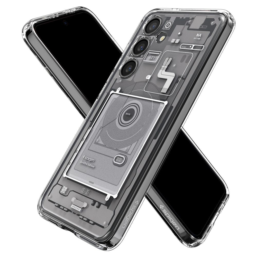 Skyddsfodral för Samsung Galaxy S24 S921, Spigen, Ultra Hybrid Zero One, Vit