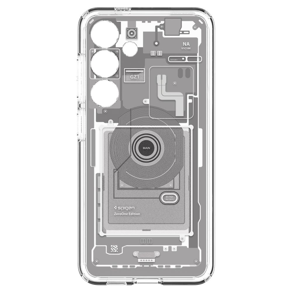 Skyddsfodral för Samsung Galaxy S24 S921, Spigen, Ultra Hybrid Zero One, Vit