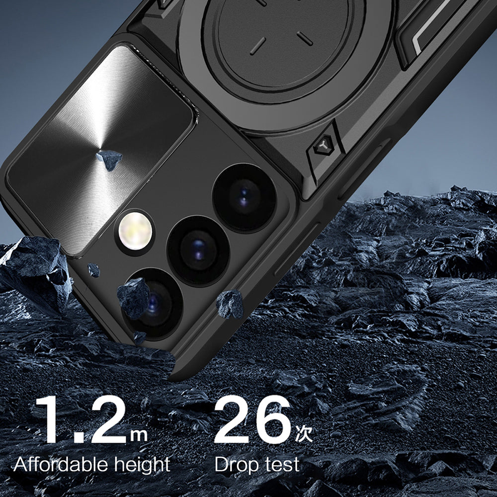 Skyddsfodral för Samsung Galaxy S24 S921, Techsuit, CamGuard Pro, Blå
