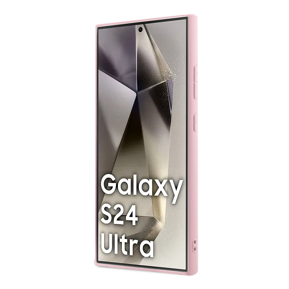 Fodral för Samsung Galaxy S24 Ultra S928, Guess, Glitter Script, Guld