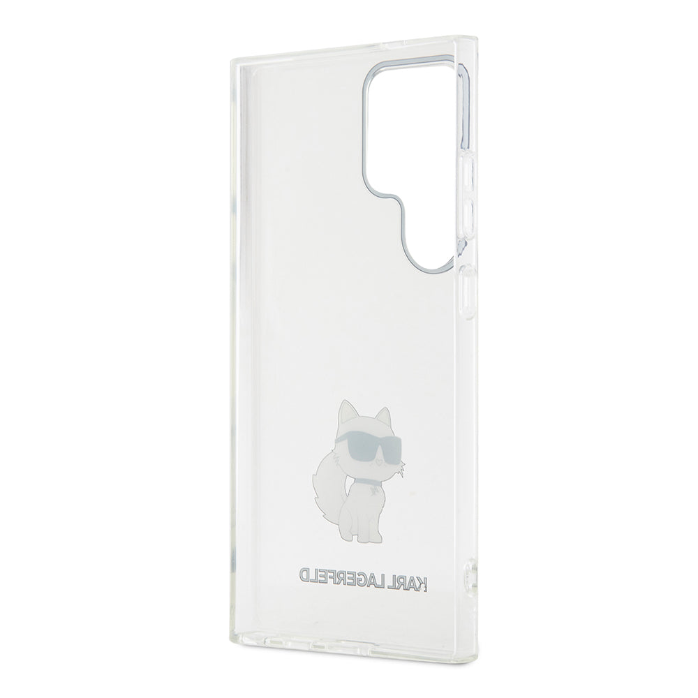 Skyddsfodral för Samsung Galaxy S24 Ultra S928, Karl Lagerfeld, IML Luxury Choupette, Transparent