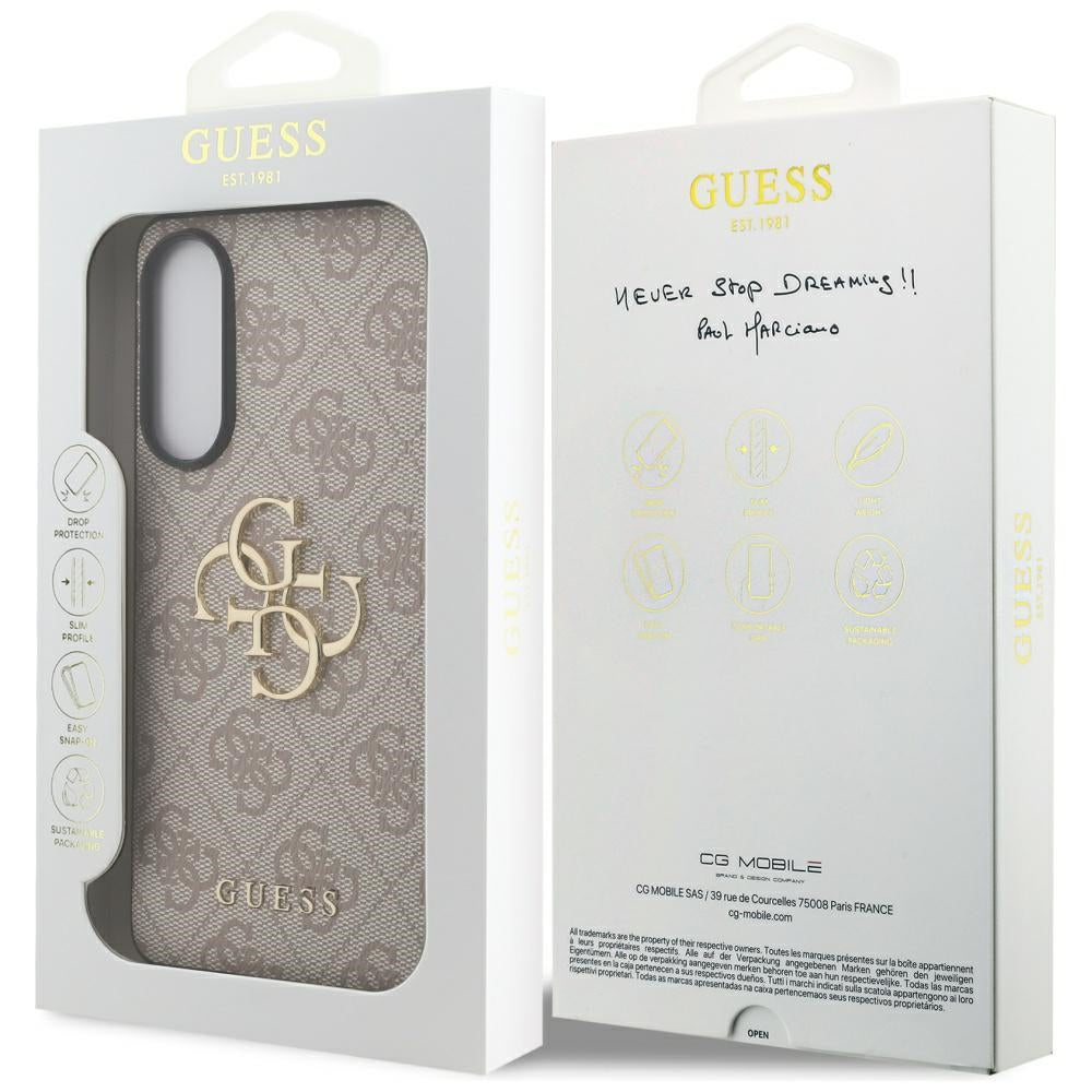 Fodral för Samsung Galaxy S25 Edge S937, Guess, Big 4G Logo Classic, Rosa