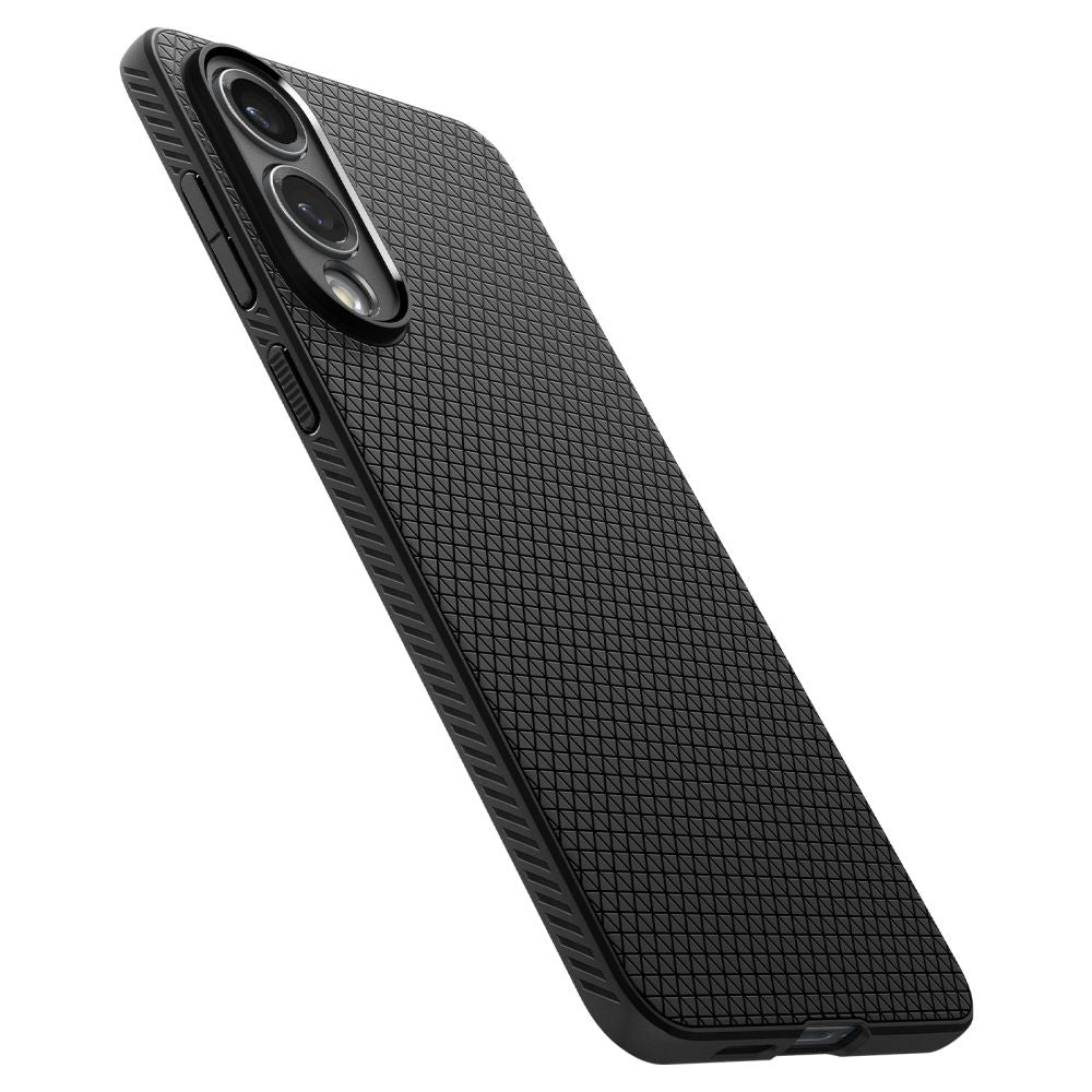 Fodral för Samsung Galaxy S25 Edge S937, Spigen, Liquid Air, Mattsvart ACS09420