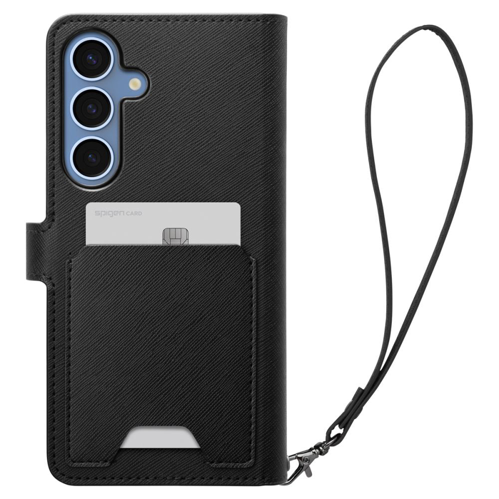 Fodral för Samsung Galaxy S25+ S936, Spigen, Wallet S, Svart ACS09125