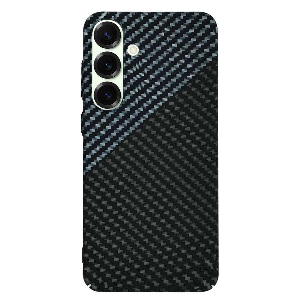 Fodral för Samsung Galaxy S25+ S936, Techsuit, Carbonite FiberShell, Svart Grå