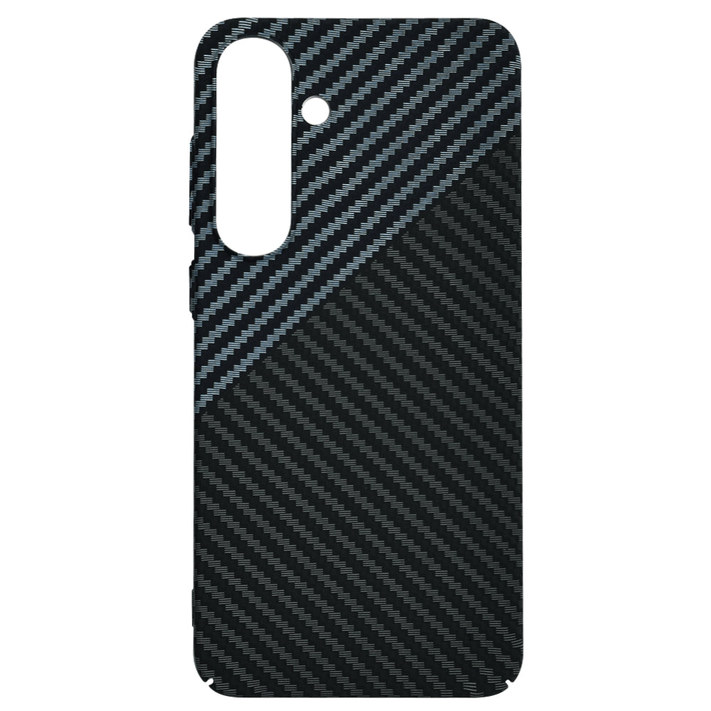 Fodral för Samsung Galaxy S25+ S936, Techsuit, Carbonite FiberShell, Svart Grå
