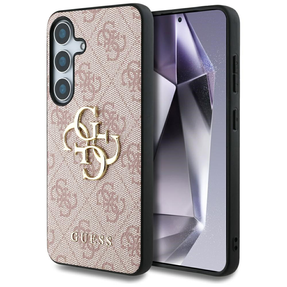 Fodral för Samsung Galaxy S25 S931, Guess, 4G Big Logo, Rosa