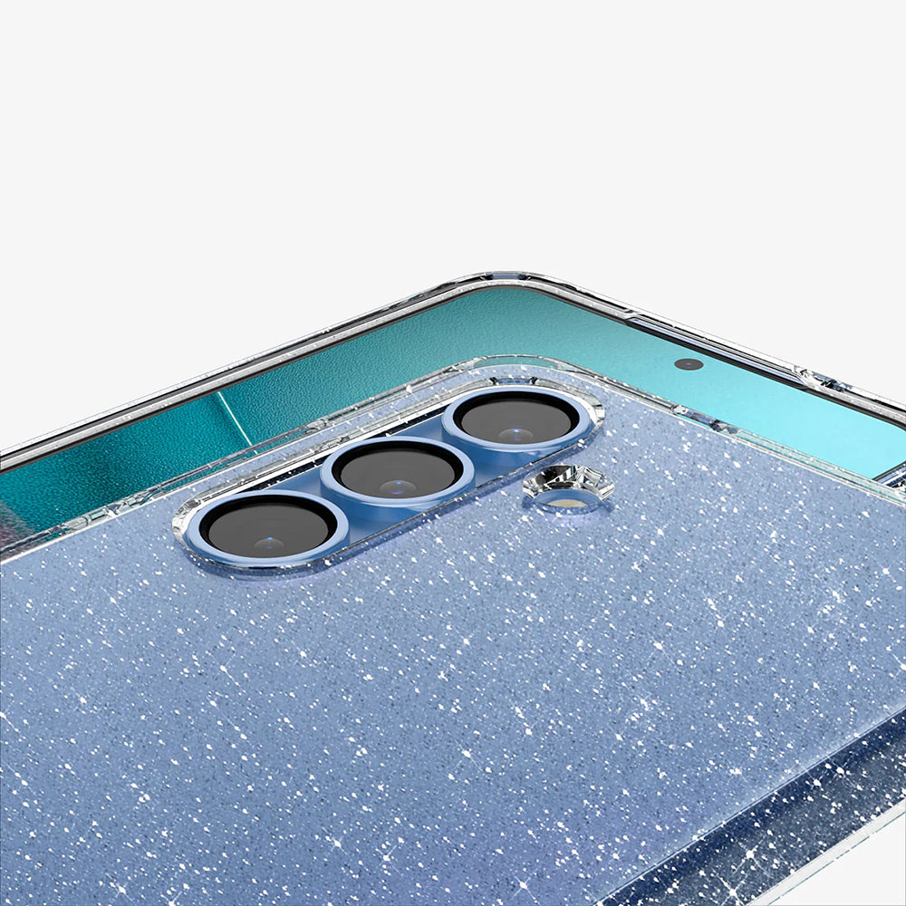 Skyddsfodral för Samsung Galaxy S25 S931, Spigen, Liquid Crystal Glitter, Transparent ACS08997