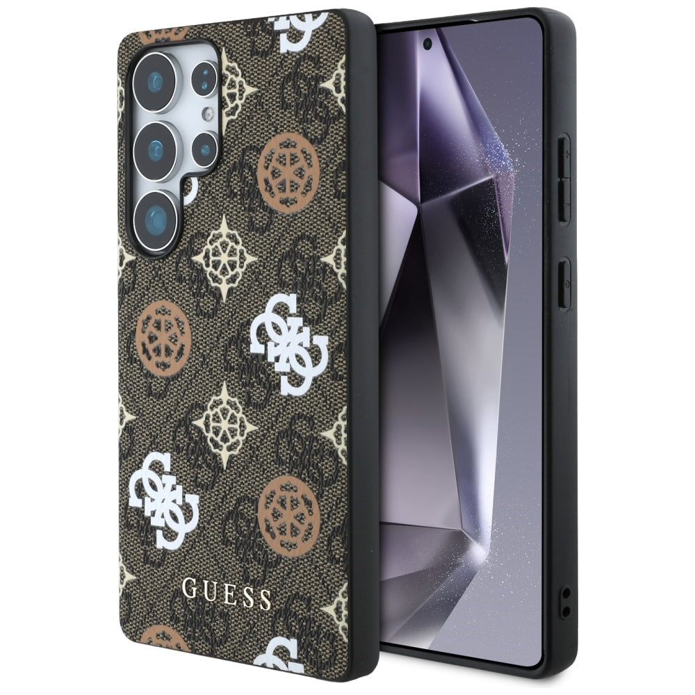 Fodral för Samsung Galaxy S25 Ultra S938, Guess, 4G Peony, Brun