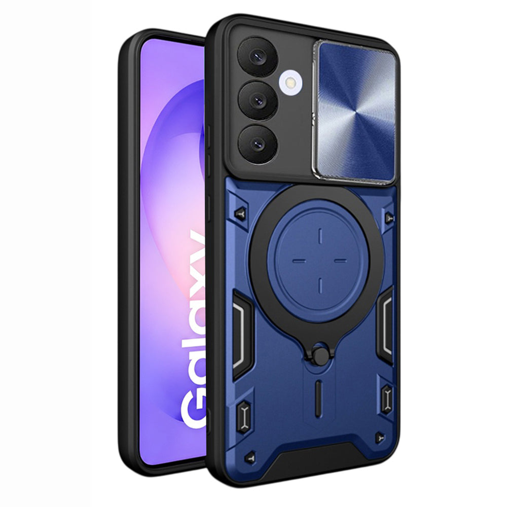 Fodral för Samsung Galaxy S26 FE S741 / S25 FE, Techsuit, CamGuard Pro, Blå