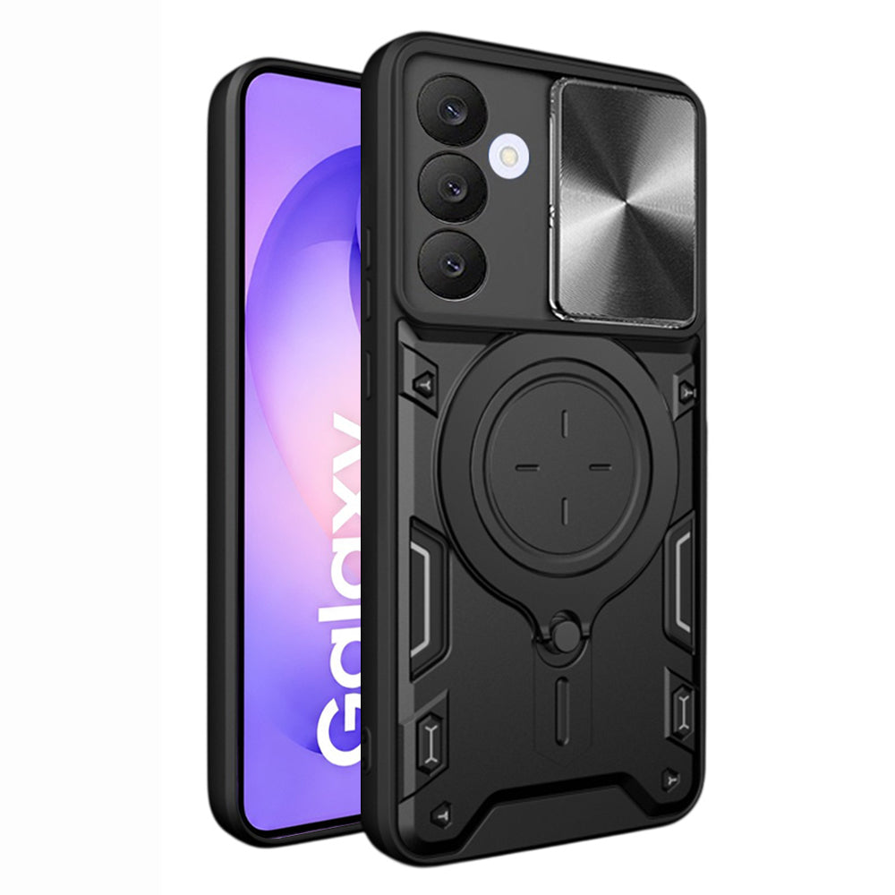 Fodral för Samsung Galaxy S26 FE S741 / S25 FE, Techsuit, CamGuard Pro, Svart
