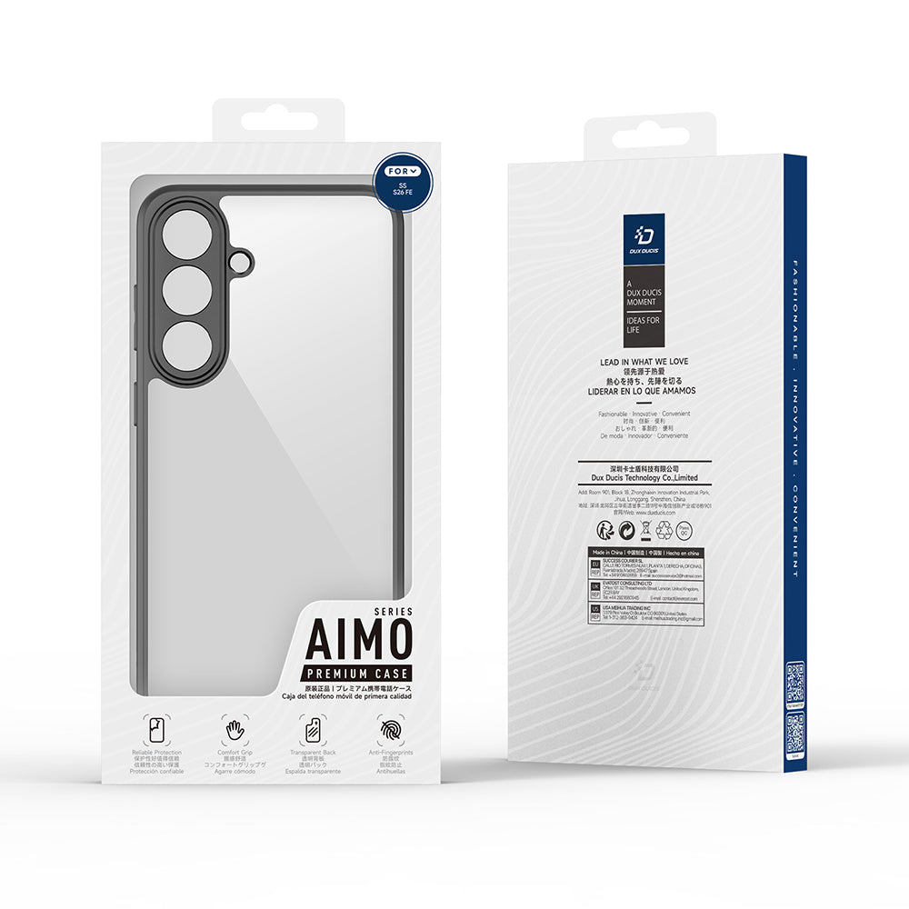 Fodral för Samsung Galaxy S26 FE S741, DUX DUCIS, Aimo, svart