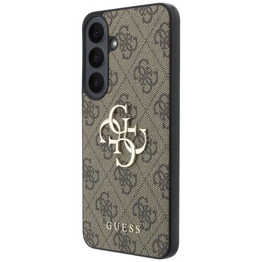 Fodral för Samsung Galaxy S26 FE S741, Guess, 4G Metallogo, Brun