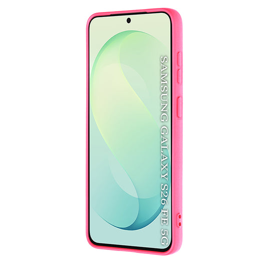 Fodral för Samsung Galaxy S26 FE S741 / S25 FE, Techsuit, SoftFlex, mörkrosa