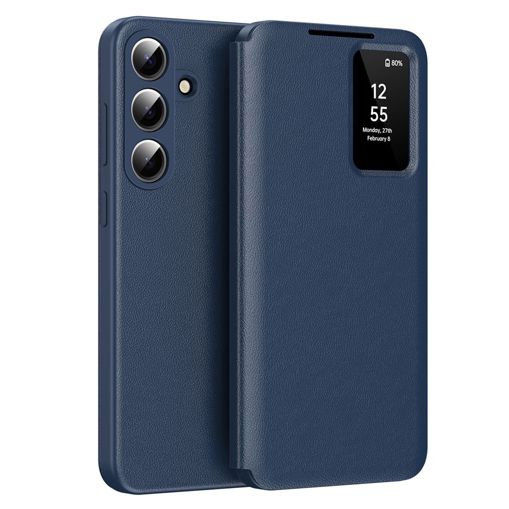Fodral för Samsung Galaxy S26 Plus S947, Techsuit, SmartView, Blå