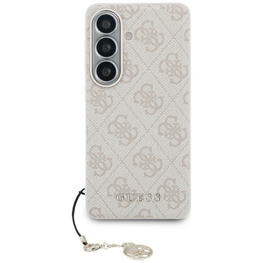 Case for Samsung Galaxy S26 S942, Guess, 4G Classic Logo Charm, Pink