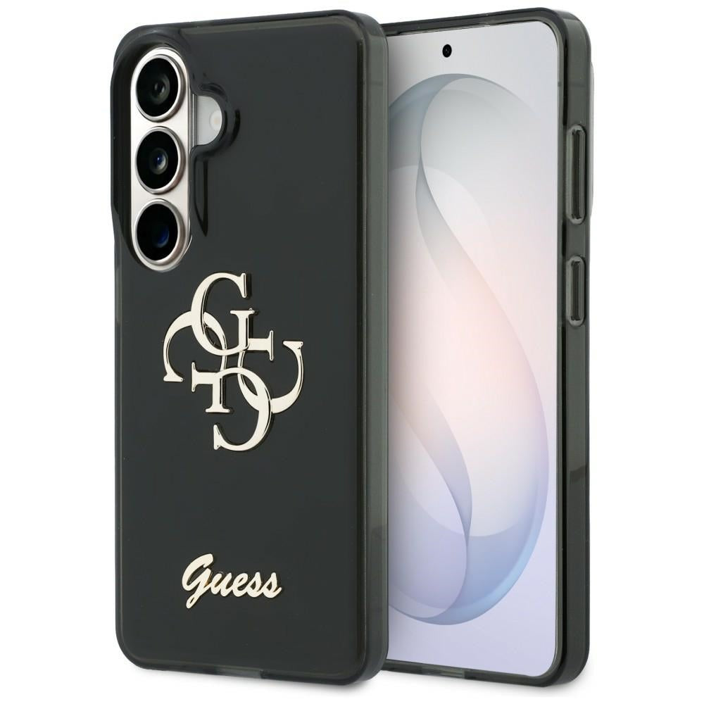 Fodral för Samsung Galaxy S26 S942, Guess, IML Big Metal 4G Script, Svart