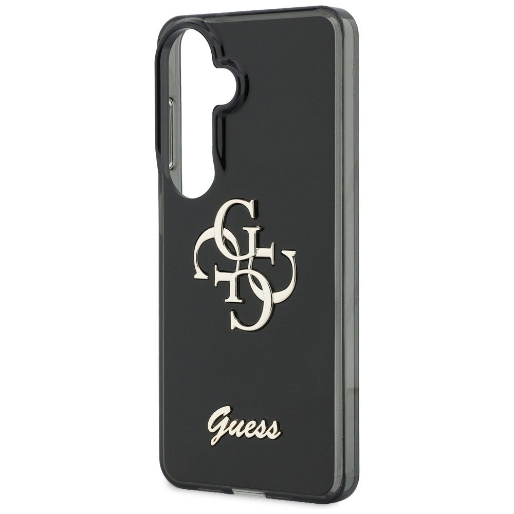 Fodral för Samsung Galaxy S26 S942, Guess, IML Big Metal 4G Script, Svart