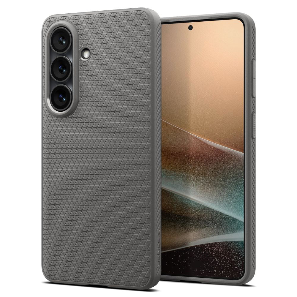 Fodral för Samsung Galaxy S26 S942, Spigen, Liquid Air, Grå ACS11217