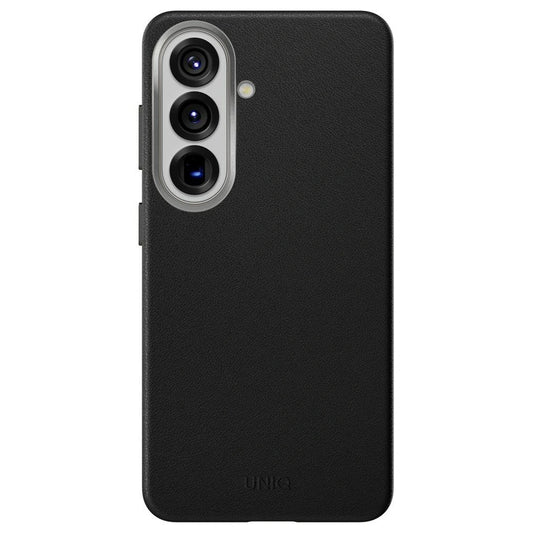 Fodral för Samsung Galaxy S26 S942, UNIQ, Lyden Leatherette, Svart
