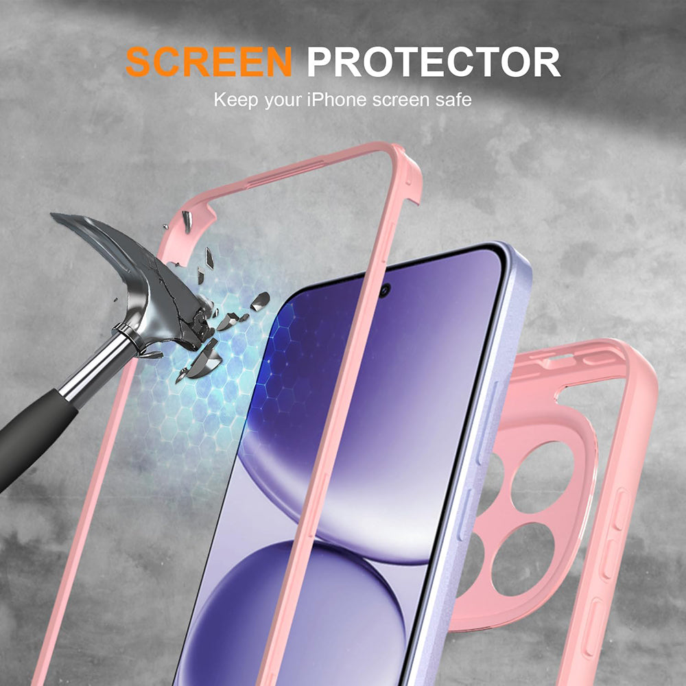 Case for Samsung Galaxy S26 S942, Techsuit, ColorVerse 360, Pink