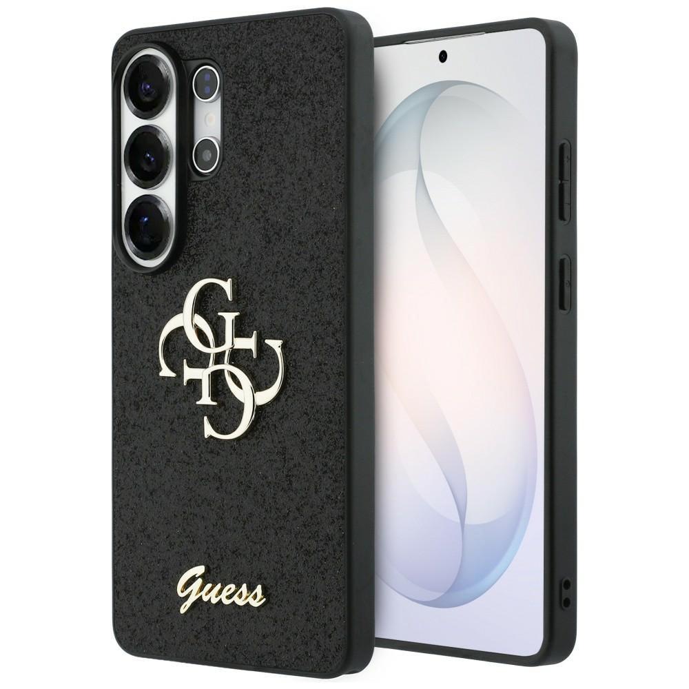 Fodral för Samsung Galaxy S26 Ultra S948, Guess, Fixed Glitter Big 4G Metal Frame, Svart