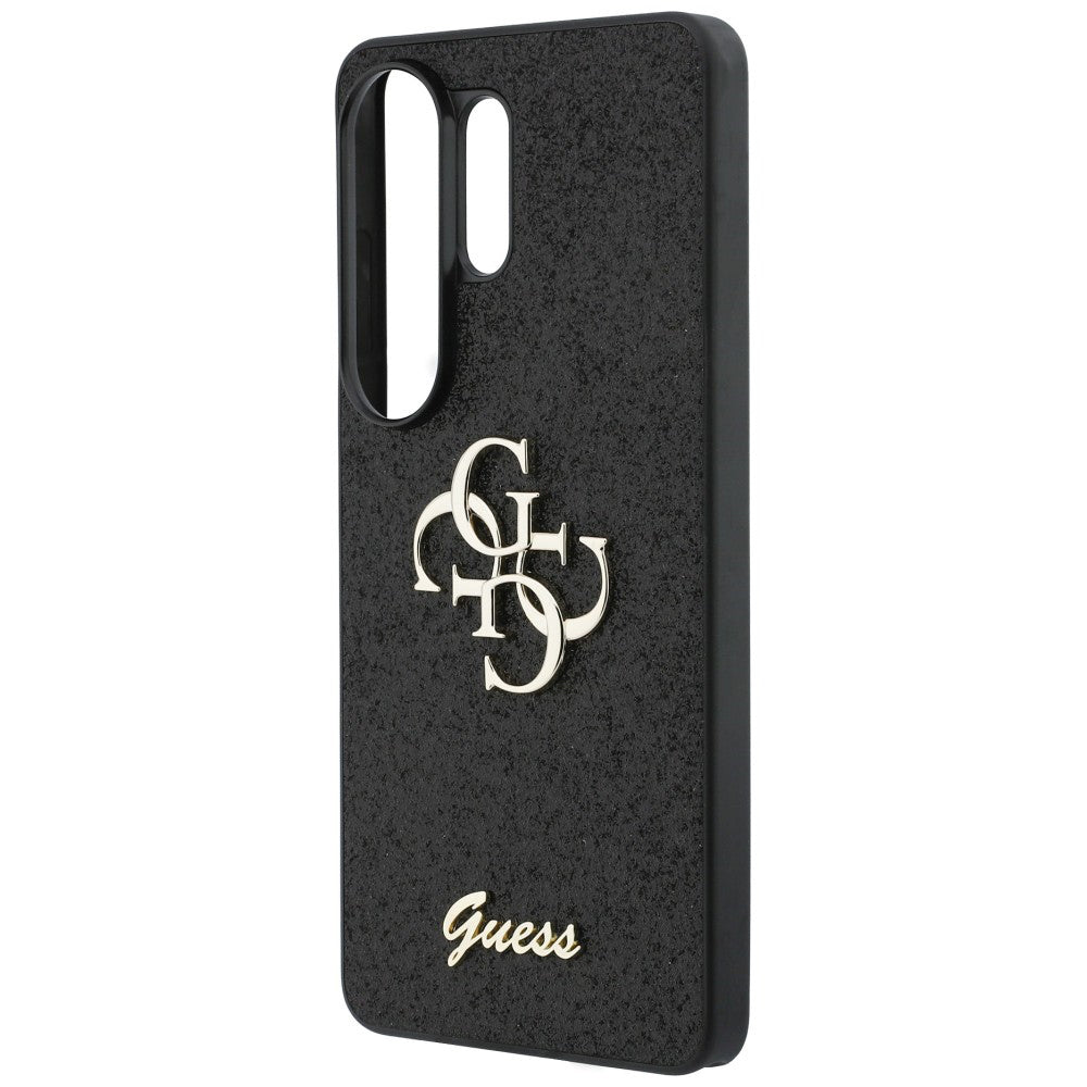 Fodral för Samsung Galaxy S26 Ultra S948, Guess, Fixed Glitter Big 4G Metal Frame, Svart