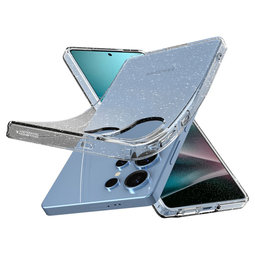 Skyddsfodral för Samsung Galaxy S26 Ultra S948, Spigen, Liquid Crystal Glitter, Transparent ACS10673