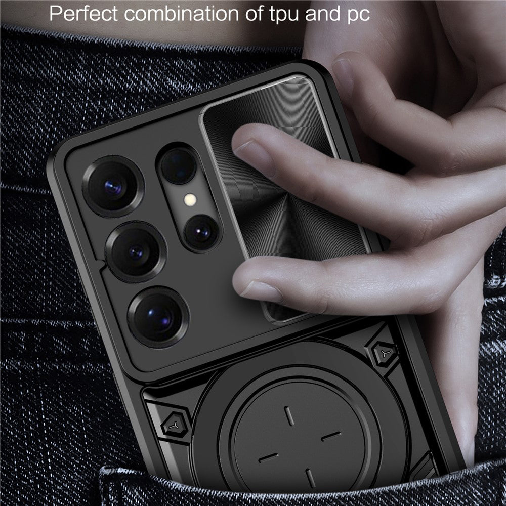 Fodral för Samsung Galaxy S26 Ultra S948, Techsuit, CamGuard Pro, Röd